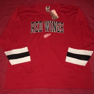 Detroit Red Wings Long-Sleeve Pullover Shirt 2XL